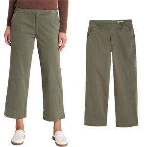 Stitch Fix Cosmic Blue Love Emilia Eco Pull On Olive Green Stretch Capri Pants